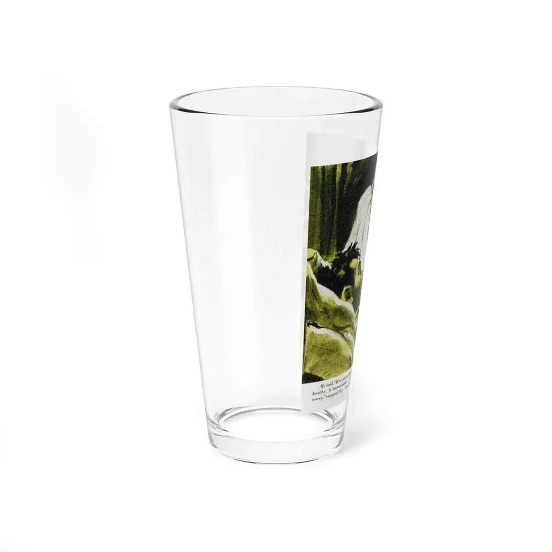 Revolt of an Angel (2), Redbook, April 1947 (Magazine Illustration) Pint Glass 16oz - Go Mug Yourself