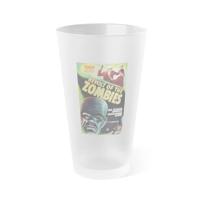 REVOLT OF THE ZOMBIES 1936 Movie Poster - Frosted Pint Glass 16oz-16oz-Frosted-Go Mug Yourself