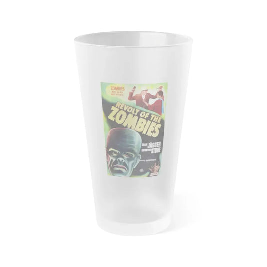 REVOLT OF THE ZOMBIES 1936 Movie Poster - Frosted Pint Glass 16oz 16oz Frosted - Go Mug Yourself