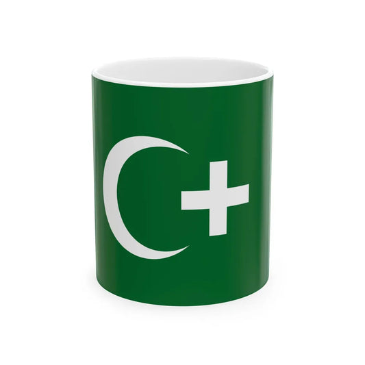 Revolution flag of Egypt 1919 (Egypt) White Coffee Mug 11oz - Go Mug Yourself