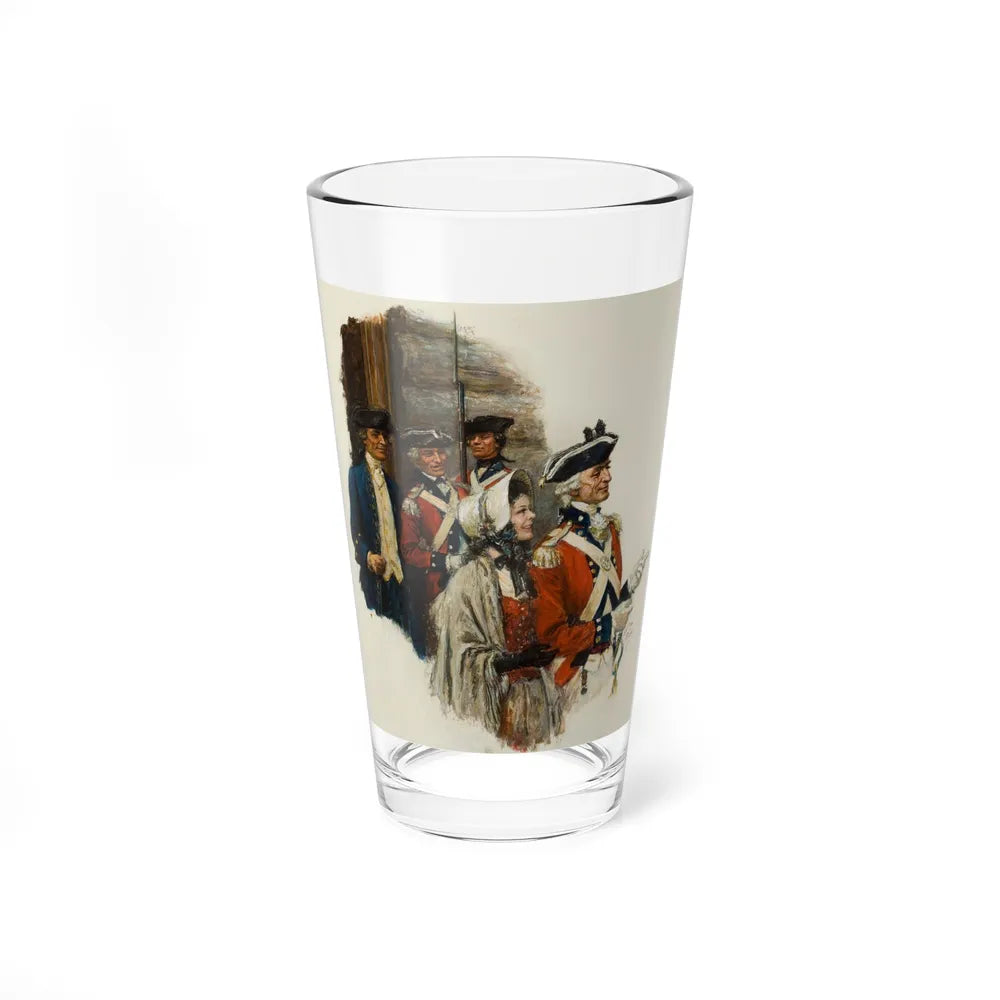 Revolutionary War Scene (Magazine Illustration) Pint Glass 16oz-16oz-Go Mug Yourself