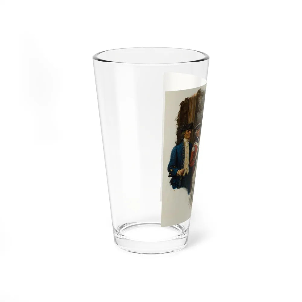 Revolutionary War Scene (Magazine Illustration) Pint Glass 16oz-Go Mug Yourself