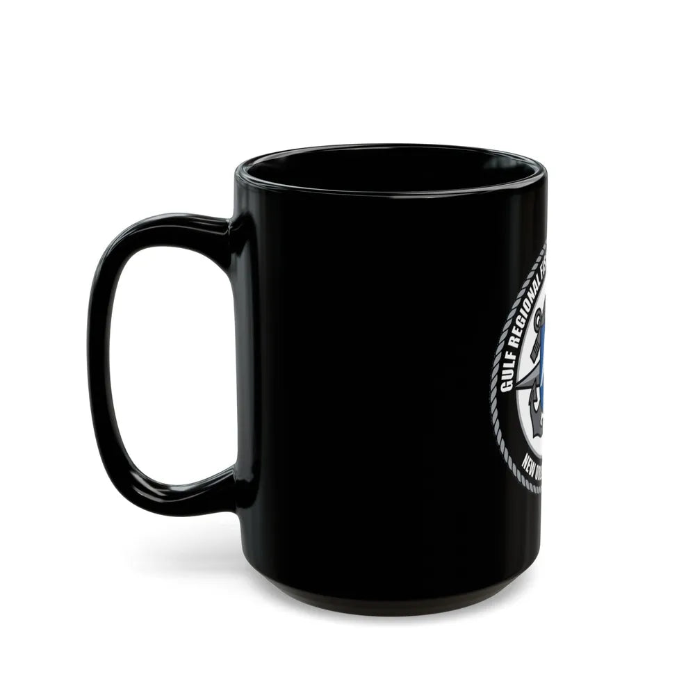 RFTC New Orleans Louisiana (U.S. Coast Guard) Black Coffee Mug-Go Mug Yourself