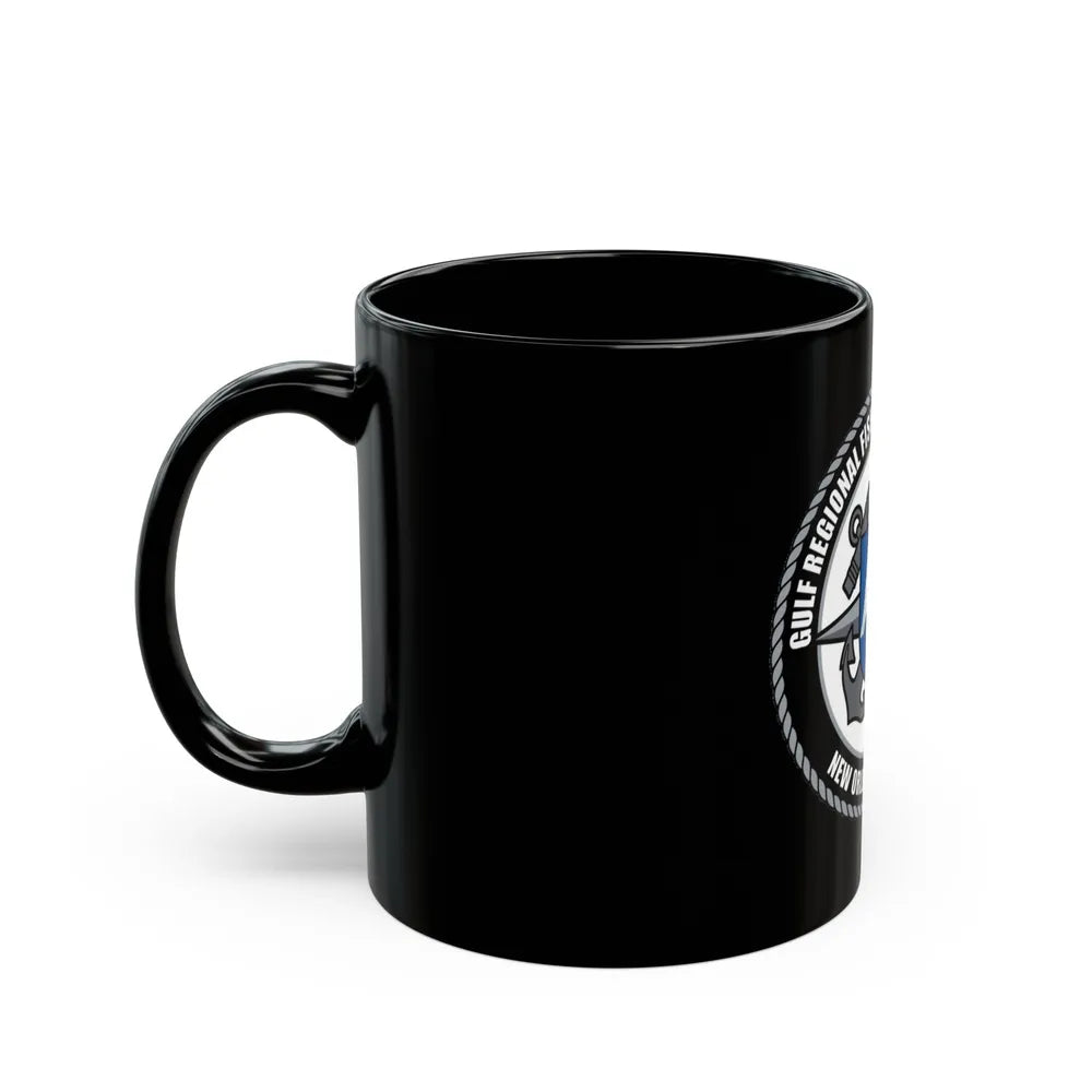 RFTC New Orleans Louisiana (U.S. Coast Guard) Black Coffee Mug-Go Mug Yourself