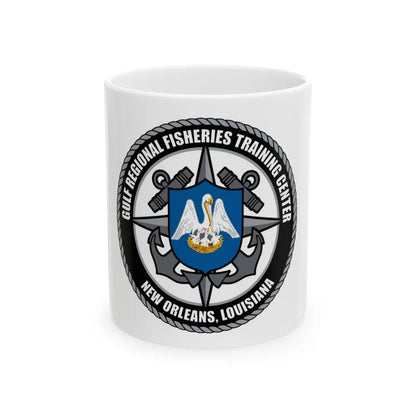 RFTC New Orleans Louisiana (U.S. Coast Guard) White Coffee Mug-11oz-Go Mug Yourself