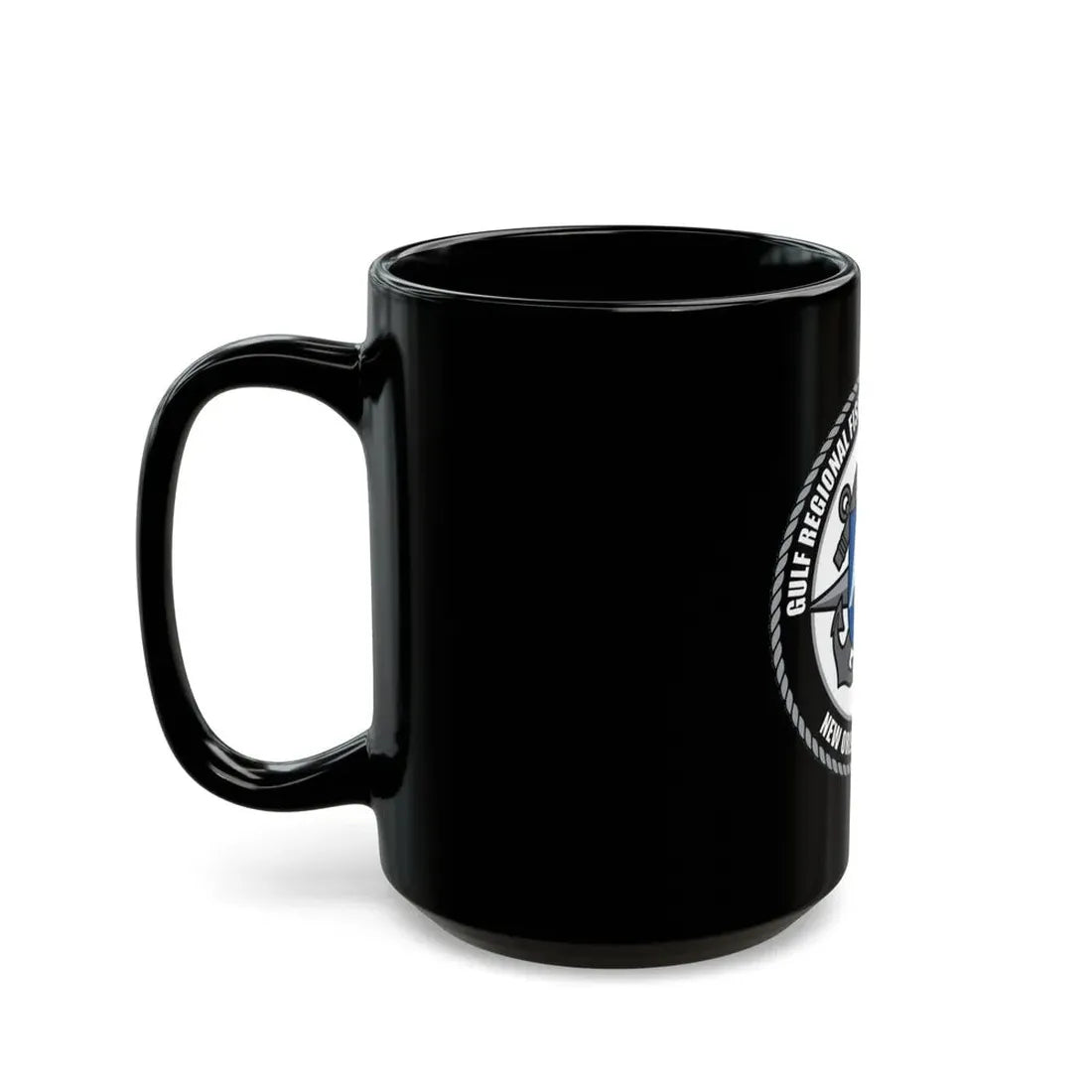 RFTC New Orleans Louisiana (U.S. Coast Guard) Black Coffee Mug - Go Mug Yourself