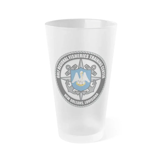 RFTC New Orleans Louisiana (U.S. Coast Guard) Frosted Pint Glass 16oz Default Title - Go Mug Yourself