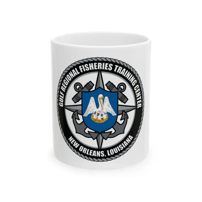 RFTC New Orleans Louisiana (U.S. Coast Guard) White Coffee Mug 11oz - Go Mug Yourself
