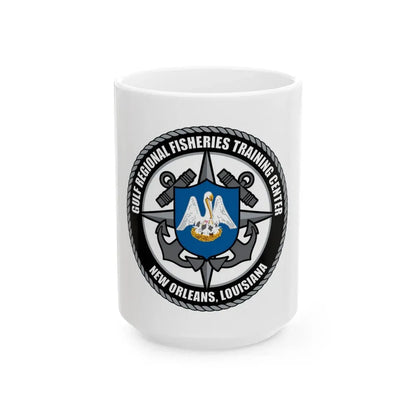 RFTC New Orleans Louisiana (U.S. Coast Guard) White Coffee Mug 15oz - Go Mug Yourself