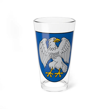 Ērgļu novads COA (Latvia) (Coat of Arms) Pint Glass 16oz 16oz - Go Mug Yourself