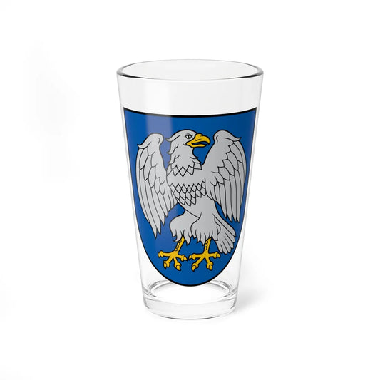 Ērgļu novads COA (Latvia) (Coat of Arms) Pint Glass 16oz 16oz - Go Mug Yourself