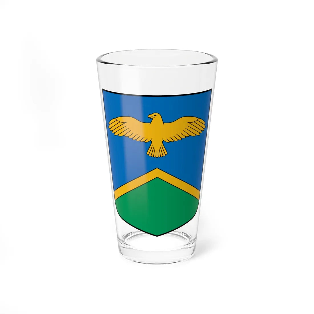 Ērgļu pagasta ģerbonis (Latvia) (Coat of Arms) Pint Glass 16oz 16oz - Go Mug Yourself