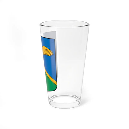 Ērgļu pagasta ģerbonis (Latvia) (Coat of Arms) Pint Glass 16oz - Go Mug Yourself