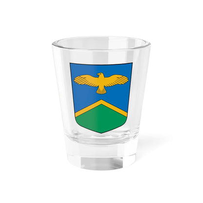 Ērgļu pagasta ģerbonis (Latvia) (Coat of Arms) Shot Glass 1.5oz 1.5oz - Go Mug Yourself