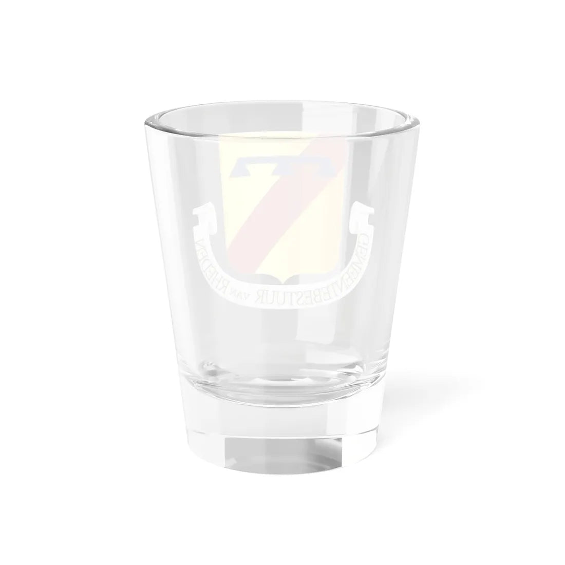 Rheden per wapendiploma met onderschrift (Netherlands) (Coat of Arms) Shot Glass 1.5oz - Go Mug Yourself