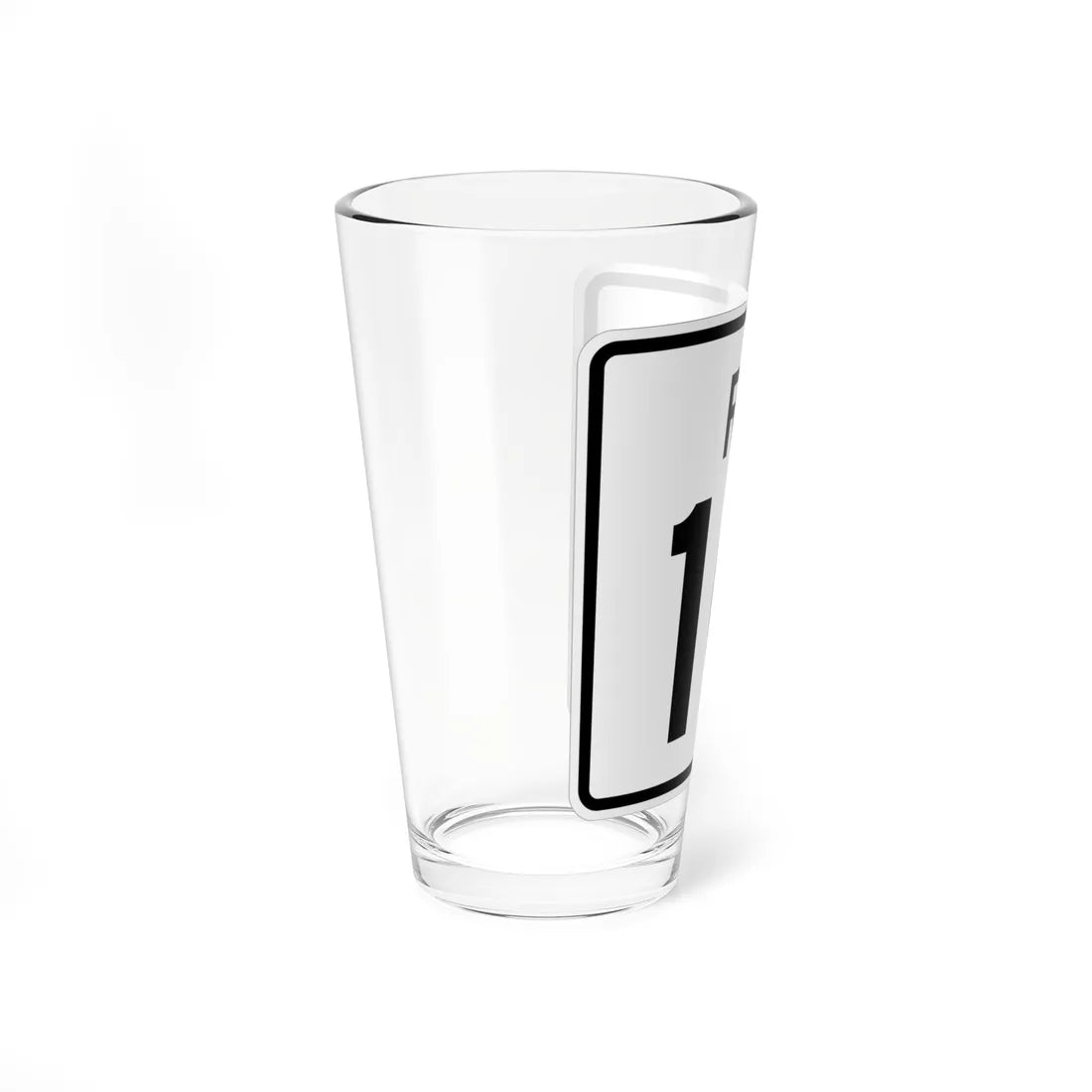 Rhode Island 10 (Rhode Island) (Road Sign) Pint Glass 16oz - Go Mug Yourself