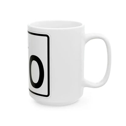 Rhode Island 100 (Rhode Island) (Road Sign) White Coffee Mug - Go Mug Yourself