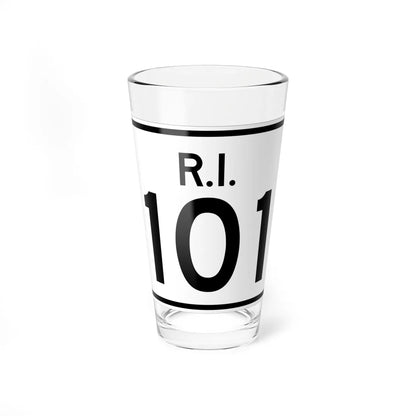 Rhode Island 101 (Rhode Island) (Road Sign) Pint Glass 16oz 16oz - Go Mug Yourself