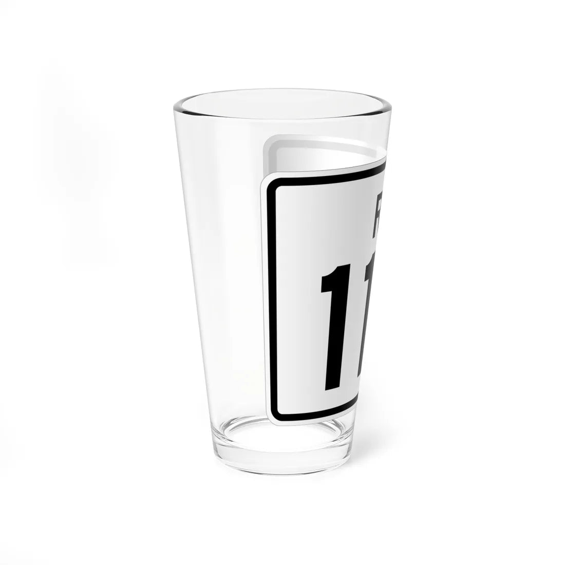 Rhode Island 112 (Rhode Island) (Road Sign) Pint Glass 16oz - Go Mug Yourself