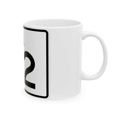 Rhode Island 112 (Rhode Island) (Road Sign) White Coffee Mug - Go Mug Yourself