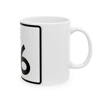 Rhode Island 116 (Rhode Island) (Road Sign) White Coffee Mug - Go Mug Yourself