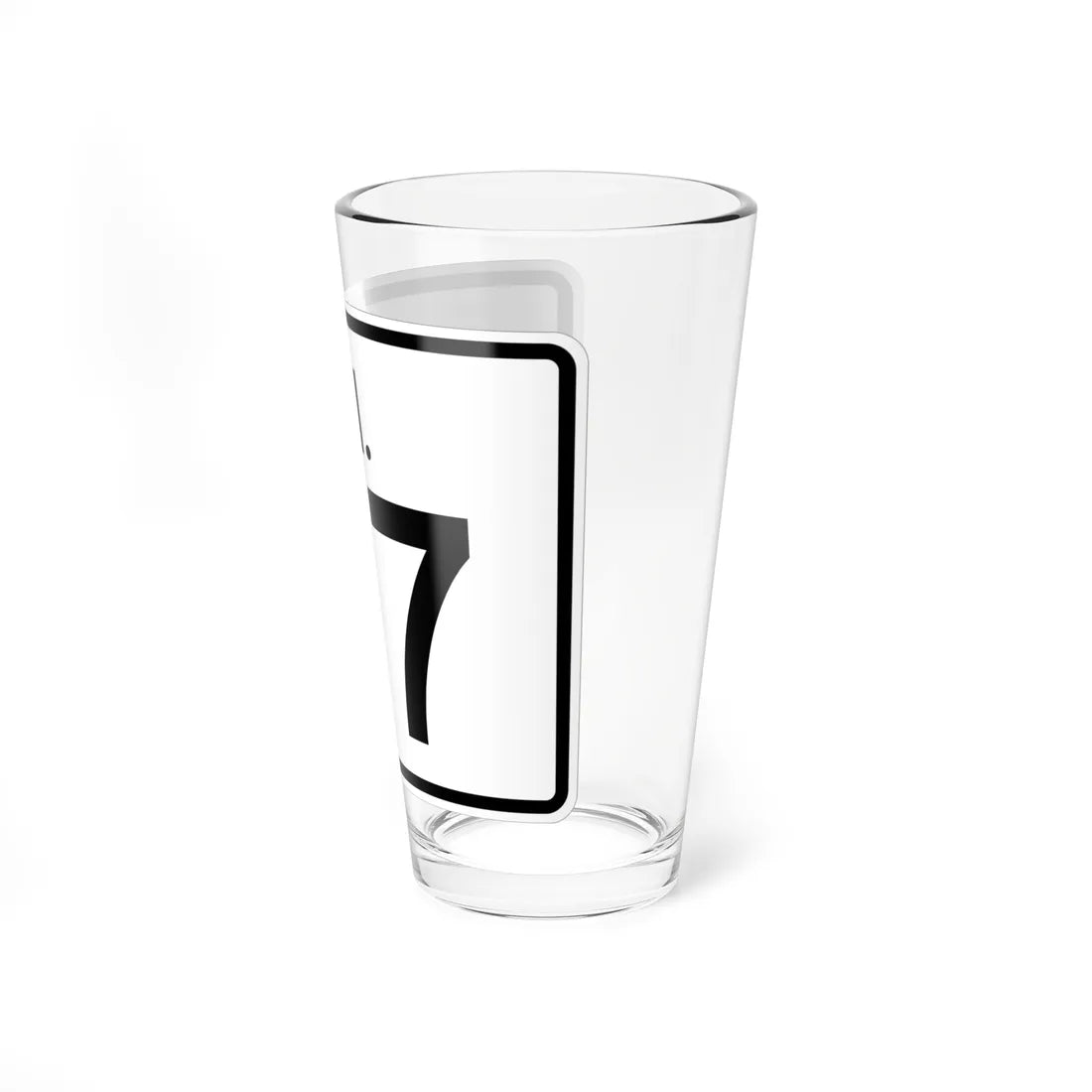 Rhode Island 117 (Rhode Island) (Road Sign) Pint Glass 16oz - Go Mug Yourself