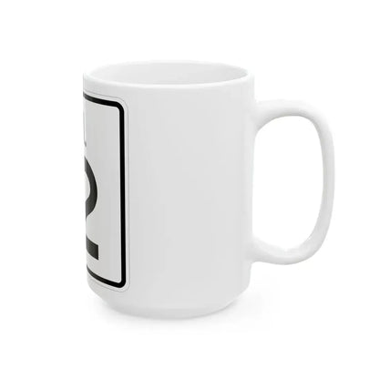 Rhode Island 12 (Rhode Island) (Road Sign) White Coffee Mug - Go Mug Yourself