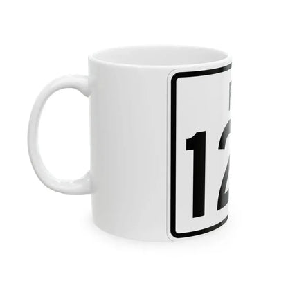 Rhode Island 120 (Rhode Island) (Road Sign) White Coffee Mug - Go Mug Yourself