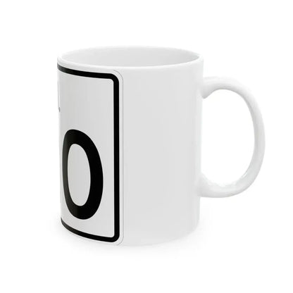 Rhode Island 120 (Rhode Island) (Road Sign) White Coffee Mug - Go Mug Yourself