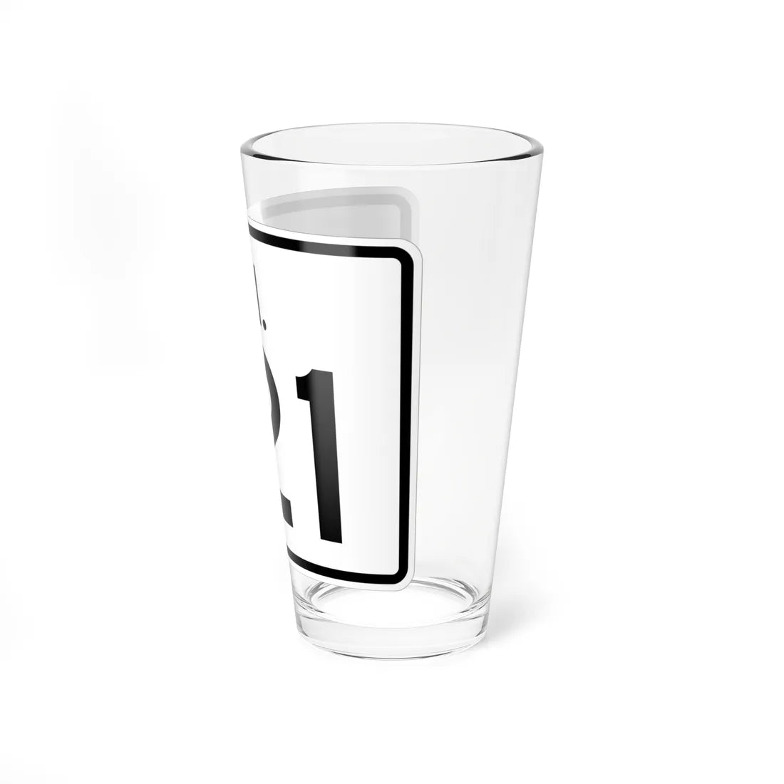 Rhode Island 121 (Rhode Island) (Road Sign) Pint Glass 16oz - Go Mug Yourself