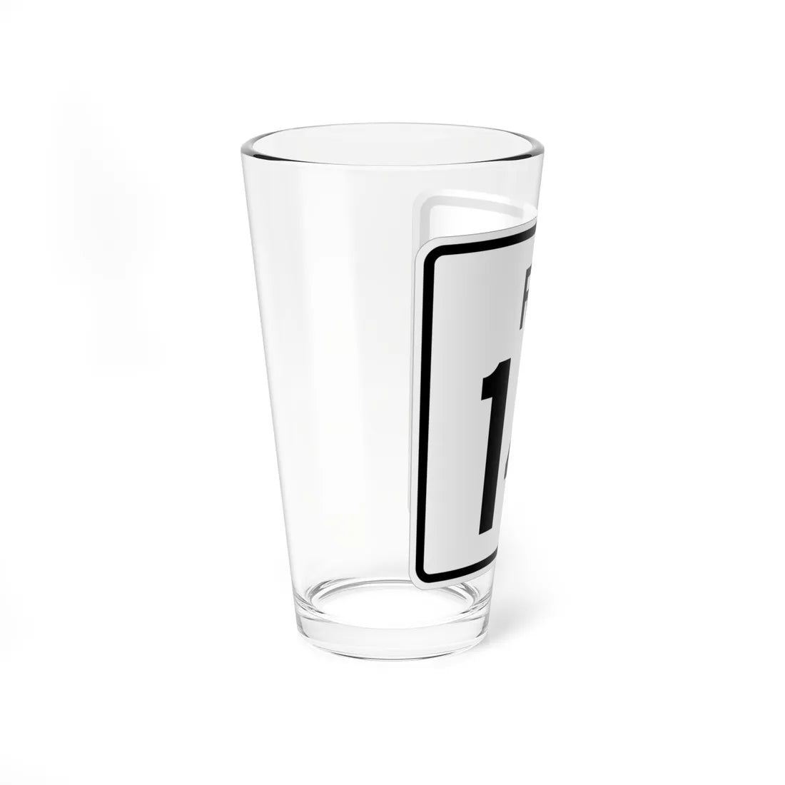Rhode Island 14 (Rhode Island) (Road Sign) Pint Glass 16oz - Go Mug Yourself
