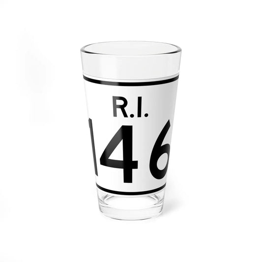 Rhode Island 146 (Rhode Island) (Road Sign) Pint Glass 16oz 16oz - Go Mug Yourself
