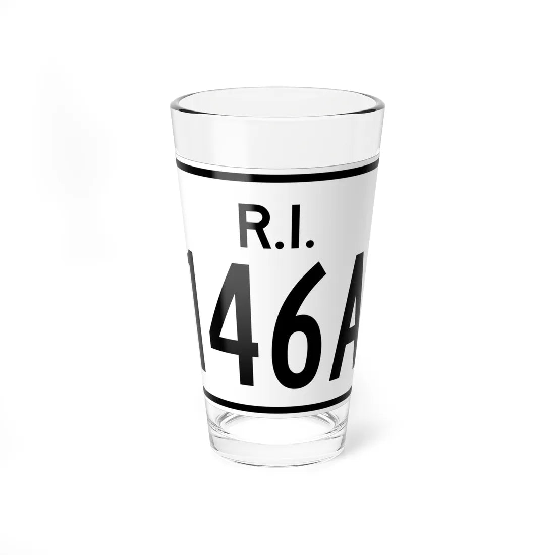 Rhode Island 146A (Rhode Island) (Road Sign) Pint Glass 16oz 16oz - Go Mug Yourself