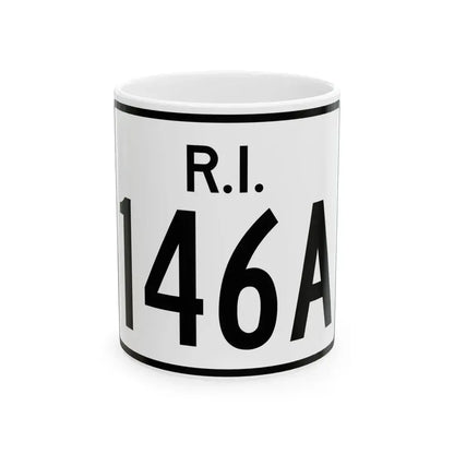 Rhode Island 146A (Rhode Island) (Road Sign) White Coffee Mug 11oz - Go Mug Yourself