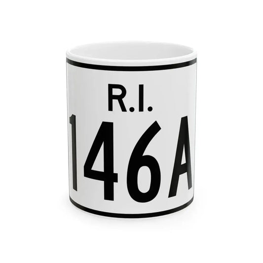 Rhode Island 146A (Rhode Island) (Road Sign) White Coffee Mug 11oz - Go Mug Yourself