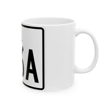 Rhode Island 146A (Rhode Island) (Road Sign) White Coffee Mug - Go Mug Yourself