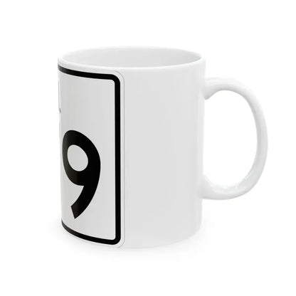 Rhode Island 179 (Rhode Island) (Road Sign) White Coffee Mug - Go Mug Yourself