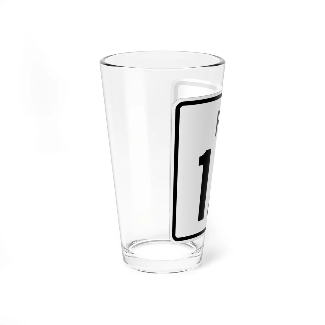 Rhode Island 1A (Rhode Island) (Road Sign) Pint Glass 16oz - Go Mug Yourself