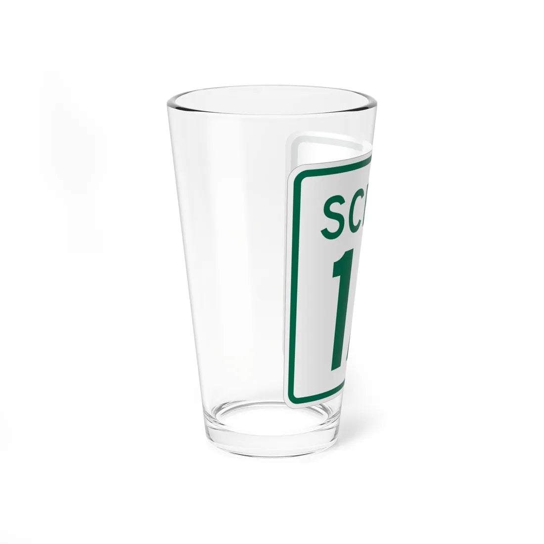 Rhode Island 1A Scenic (Rhode Island) (Road Sign) Pint Glass 16oz - Go Mug Yourself