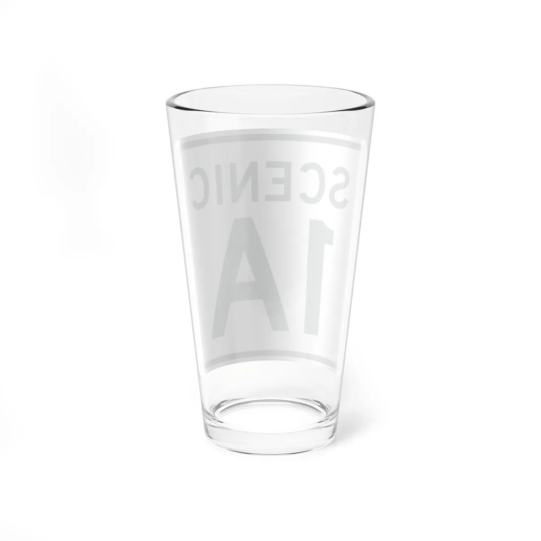 Rhode Island 1A Scenic (Rhode Island) (Road Sign) Pint Glass 16oz - Go Mug Yourself