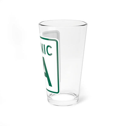 Rhode Island 1A Scenic (Rhode Island) (Road Sign) Pint Glass 16oz - Go Mug Yourself