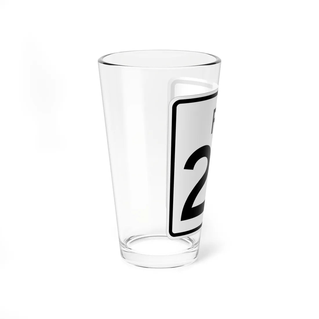 Rhode Island 24 (Rhode Island) (Road Sign) Pint Glass 16oz - Go Mug Yourself