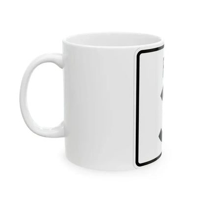 Rhode Island 3 (Rhode Island) (Road Sign) White Coffee Mug - Go Mug Yourself
