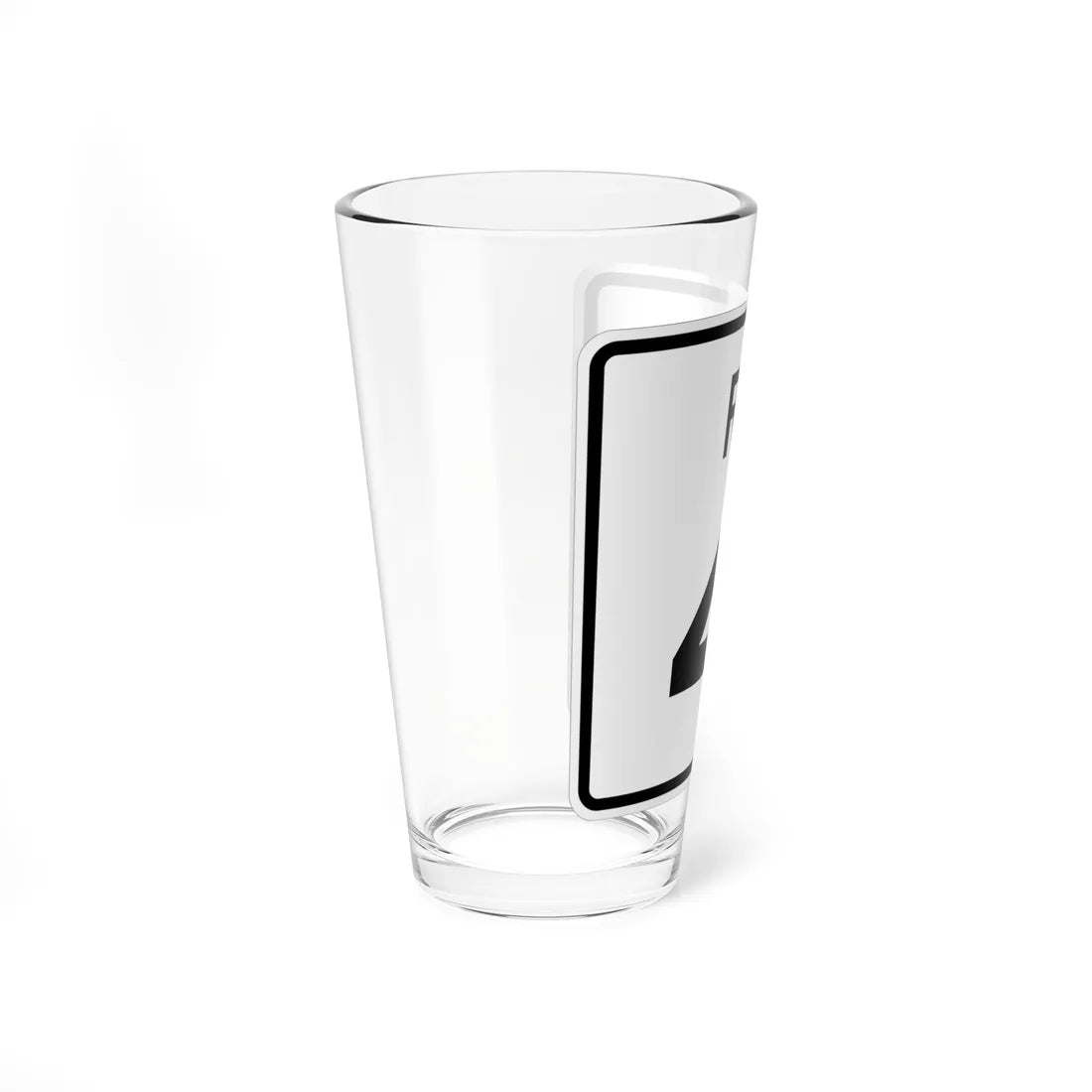 Rhode Island 4 (Rhode Island) (Road Sign) Pint Glass 16oz - Go Mug Yourself