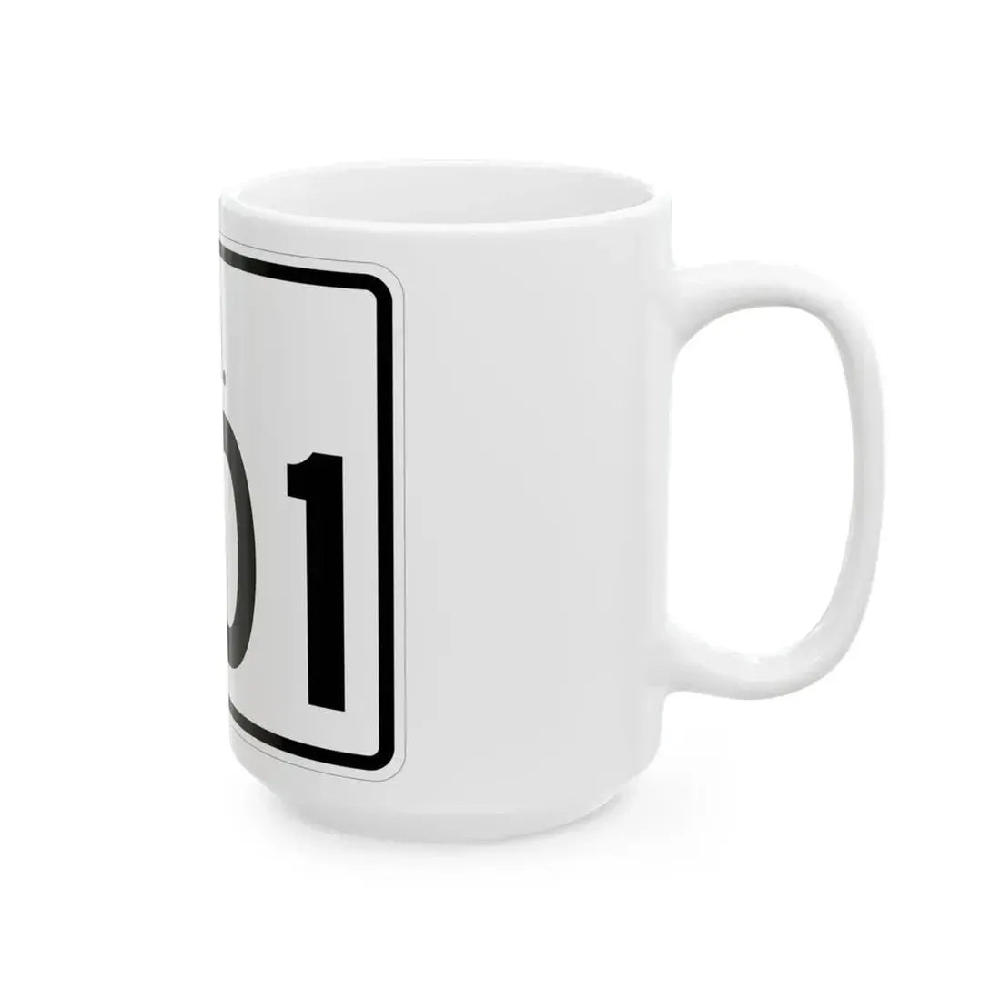 Rhode Island 401 (Rhode Island) (Road Sign) White Coffee Mug - Go Mug Yourself