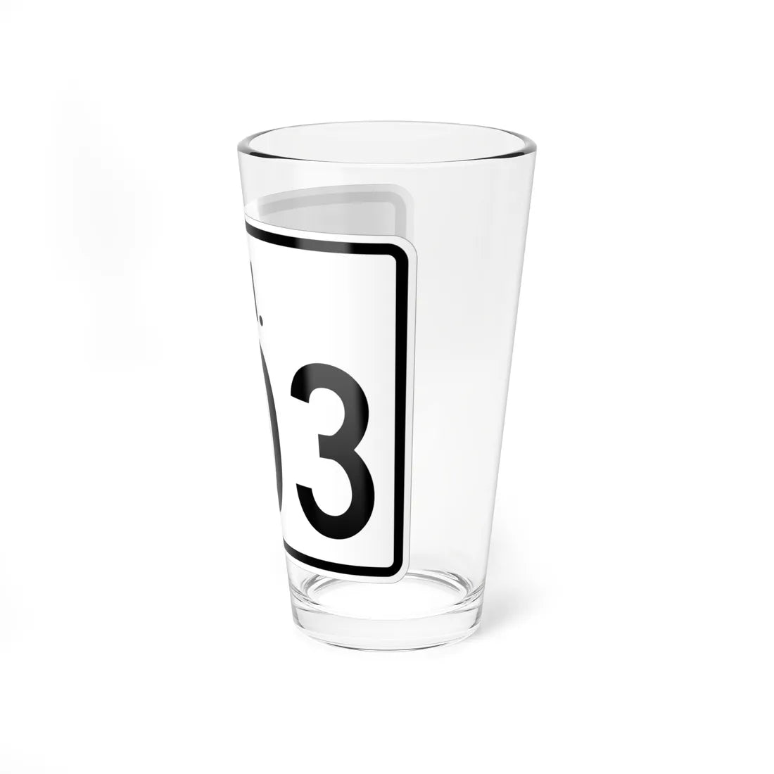 Rhode Island 403 (Rhode Island) (Road Sign) Pint Glass 16oz - Go Mug Yourself