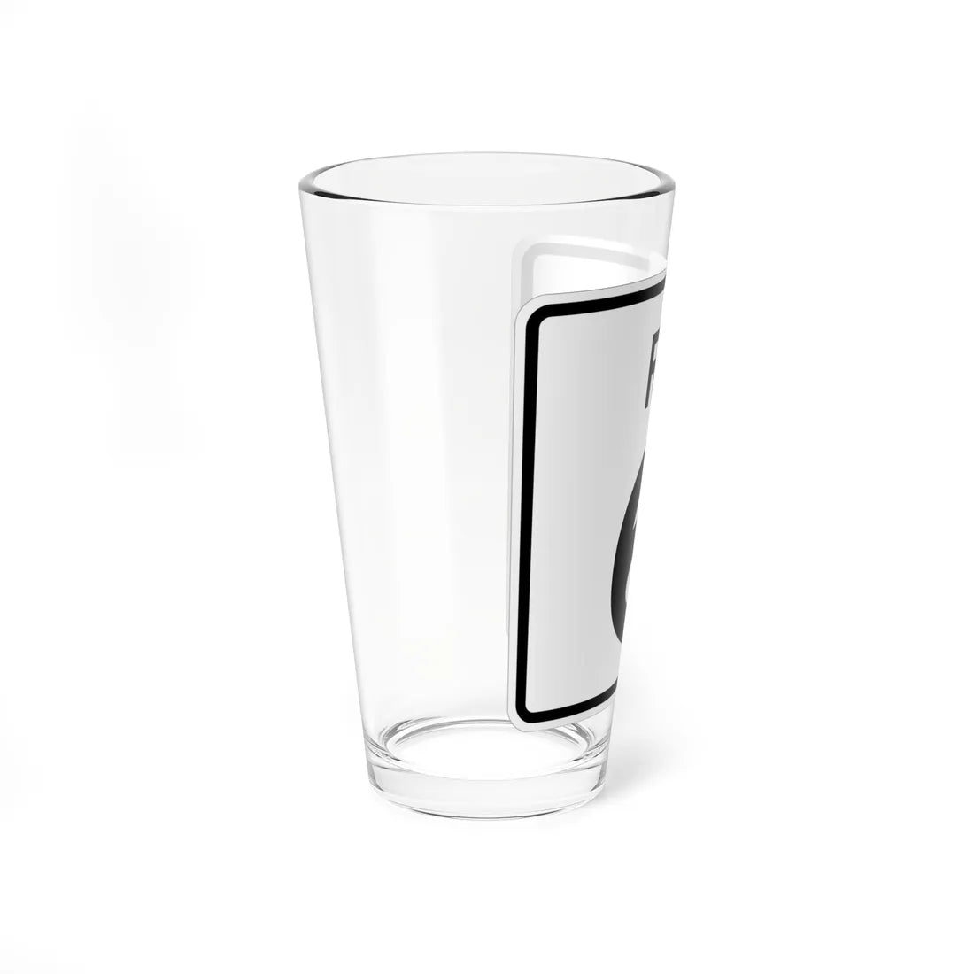 Rhode Island 6 (Rhode Island) (Road Sign) Pint Glass 16oz - Go Mug Yourself