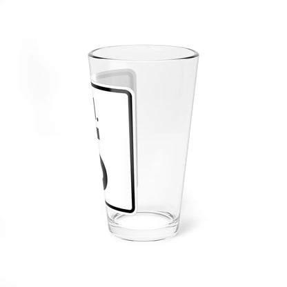 Rhode Island 6 (Rhode Island) (Road Sign) Pint Glass 16oz - Go Mug Yourself