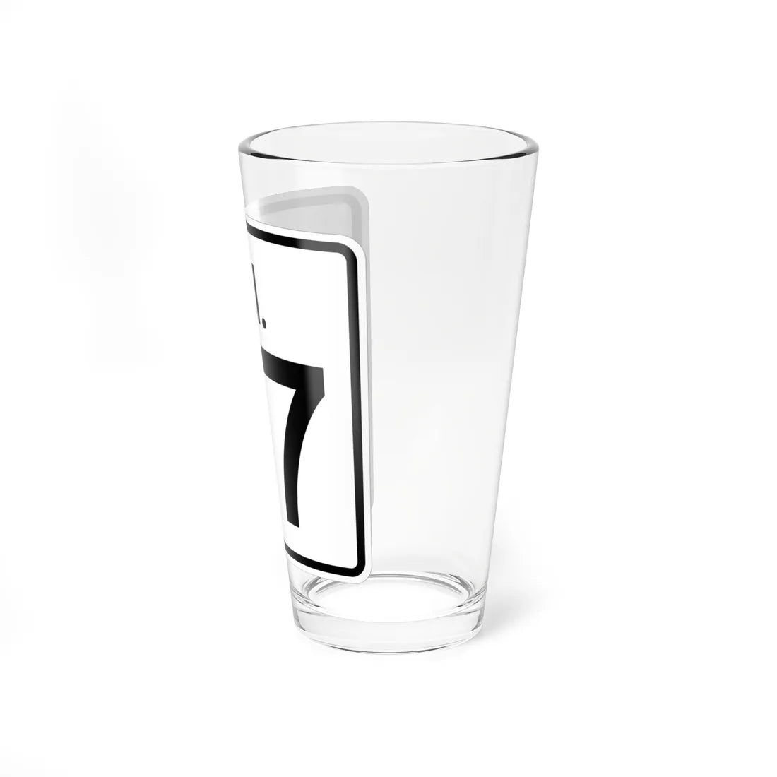 Rhode Island 77 (Rhode Island) (Road Sign) Pint Glass 16oz - Go Mug Yourself