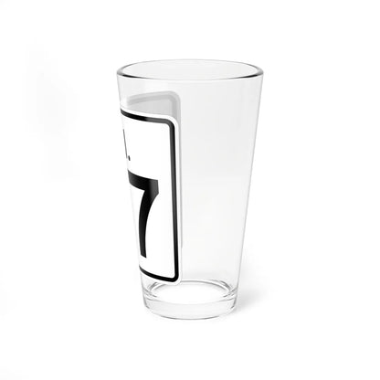 Rhode Island 77 (Rhode Island) (Road Sign) Pint Glass 16oz - Go Mug Yourself